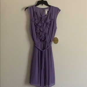 Emma & Michele Ruffled lilac Dress